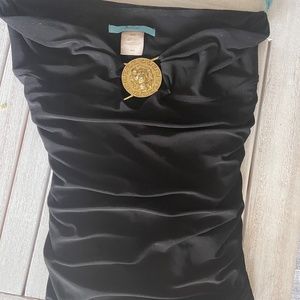 Silky polyester spandex top